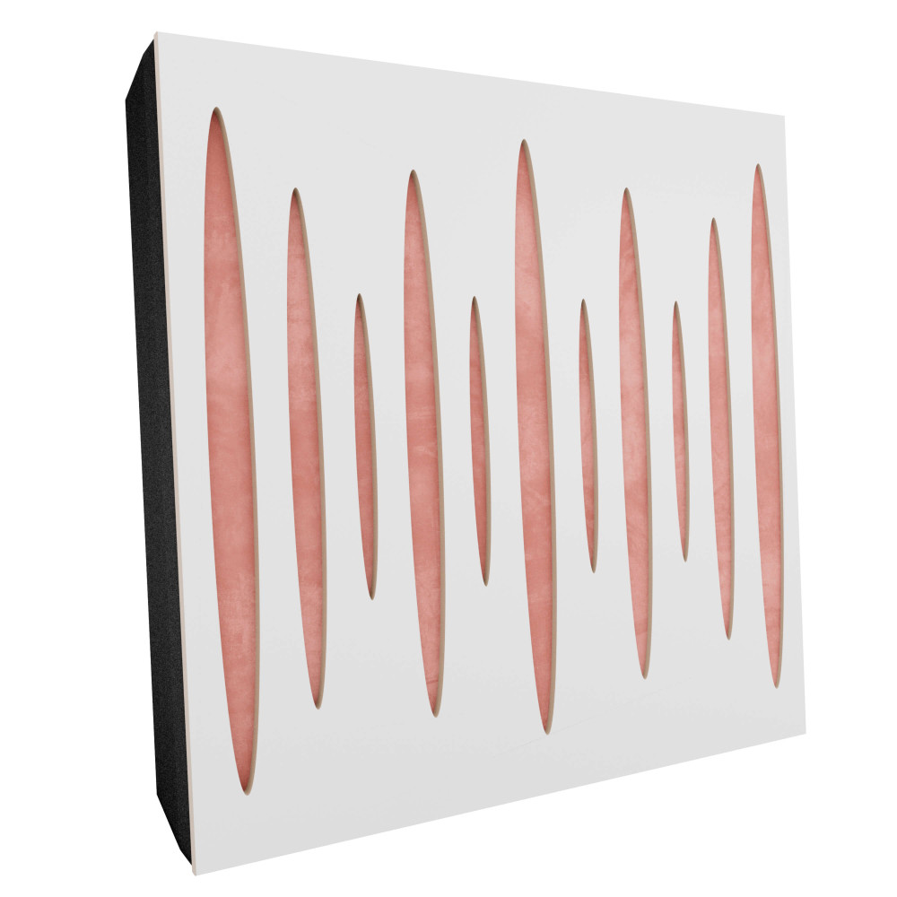 Sound Absorbing Acoustic Panel «Pulsar Fabric» White