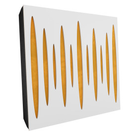 Sound Absorbing Acoustic Panel «Pulsar Fabric» White