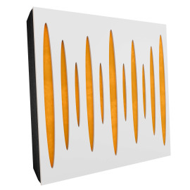 Sound Absorbing Acoustic Panel «Pulsar Fabric» White