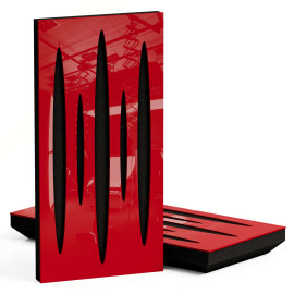 Narrow Sound Absorption-Diffuse Acoustic Panel «Pulsar»