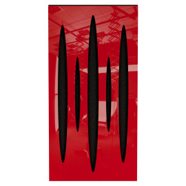 Narrow Sound Absorption-Diffuse Acoustic Panel «Pulsar»