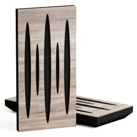 Narrow Sound Absorption-Diffuse Acoustic Panel «Pulsar»