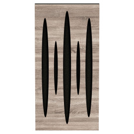 Narrow Sound Absorption-Diffuse Acoustic Panel «Pulsar»