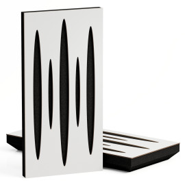 Narrow Sound Absorption-Diffuse Acoustic Panel «Pulsar»