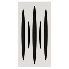 Narrow Sound Absorption-Diffuse Acoustic Panel «Pulsar»