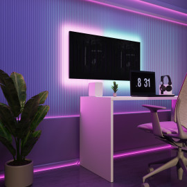 Acoustic Panels "Pulsar" with RGB Backlight Together version