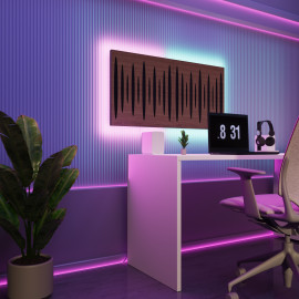 Acoustic Panels "Pulsar" with RGB Backlight Together version