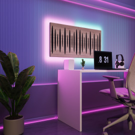 Acoustic Panels "Pulsar" with RGB Backlight Together version