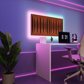 Acoustic Panels "Pulsar" with RGB Backlight Together version