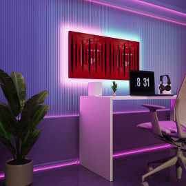 Acoustic Panels "Pulsar" with RGB Backlight Together version