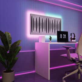 Acoustic Panels "Pulsar" with RGB Backlight Together version