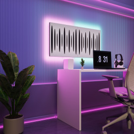 Acoustic Panels "Pulsar" with RGB Backlight Together version