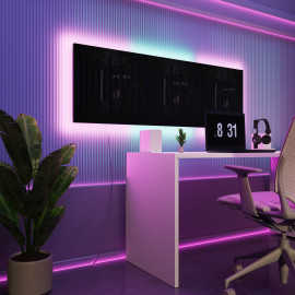 Acoustic Panels "Pulsar" with RGB Backlight Together version