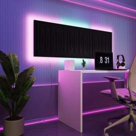 Acoustic Panels "Pulsar" with RGB Backlight Together version