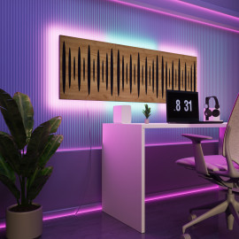 Acoustic Panels "Pulsar" with RGB Backlight Together version