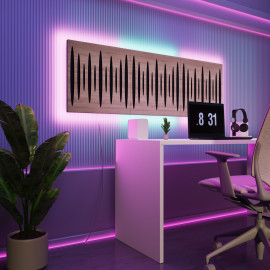Acoustic Panels "Pulsar" with RGB Backlight Together version
