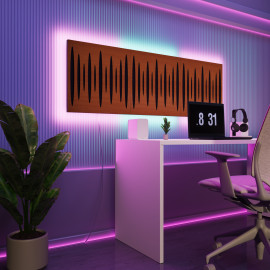 Acoustic Panels "Pulsar" with RGB Backlight Together version