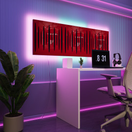 Acoustic Panels "Pulsar" with RGB Backlight Together version