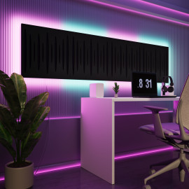 Acoustic Panels "Pulsar" with RGB Backlight Together version