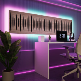 Acoustic Panels "Pulsar" with RGB Backlight Together version