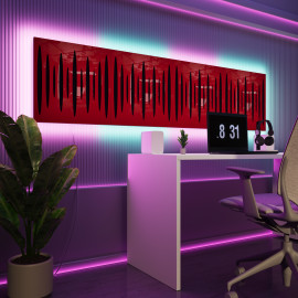 Acoustic Panels "Pulsar" with RGB Backlight Together version