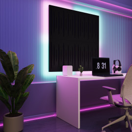 Acoustic Panels "Pulsar" with RGB Backlight Together version