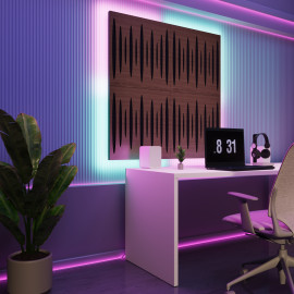 Acoustic Panels "Pulsar" with RGB Backlight Together version