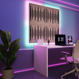Acoustic Panels "Pulsar" with RGB Backlight Together version
