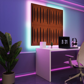 Acoustic Panels "Pulsar" with RGB Backlight Together version