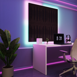 Acoustic Panels "Pulsar" with RGB Backlight Together version