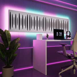 Acoustic Panels "Pulsar" with RGB Backlight Together version