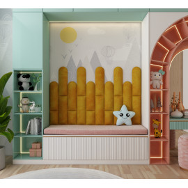 Acoustic Safeboard Narrow Panels «Rounded»