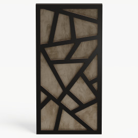 Narrow Acoustic Panel "Skyross-F Fabric" Black