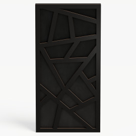 Narrow Acoustic Panel "Skyross-F Fabric" Black