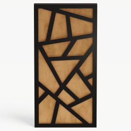 Narrow Acoustic Panel "Skyross-F Fabric" Black