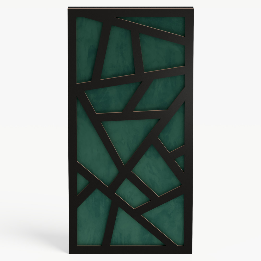 Narrow Acoustic Panel "Skyross-F Fabric" Black