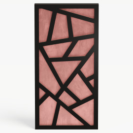 Narrow Acoustic Panel "Skyross-F Fabric" Black