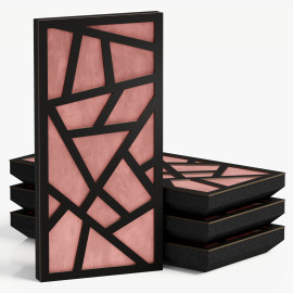 Narrow Acoustic Panel "Skyross-F Fabric" Black