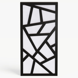 Narrow Acoustic Panel "Skyross-F Fabric" Black