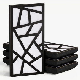 Narrow Acoustic Panel "Skyross-F Fabric" Black