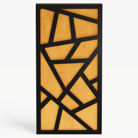 Narrow Acoustic Panel "Skyross-F Fabric" Black