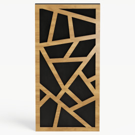 Narrow Acoustic Panel "Skyross-F Fabric" Oak