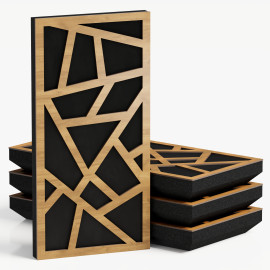 Narrow Acoustic Panel "Skyross-F Fabric" Oak