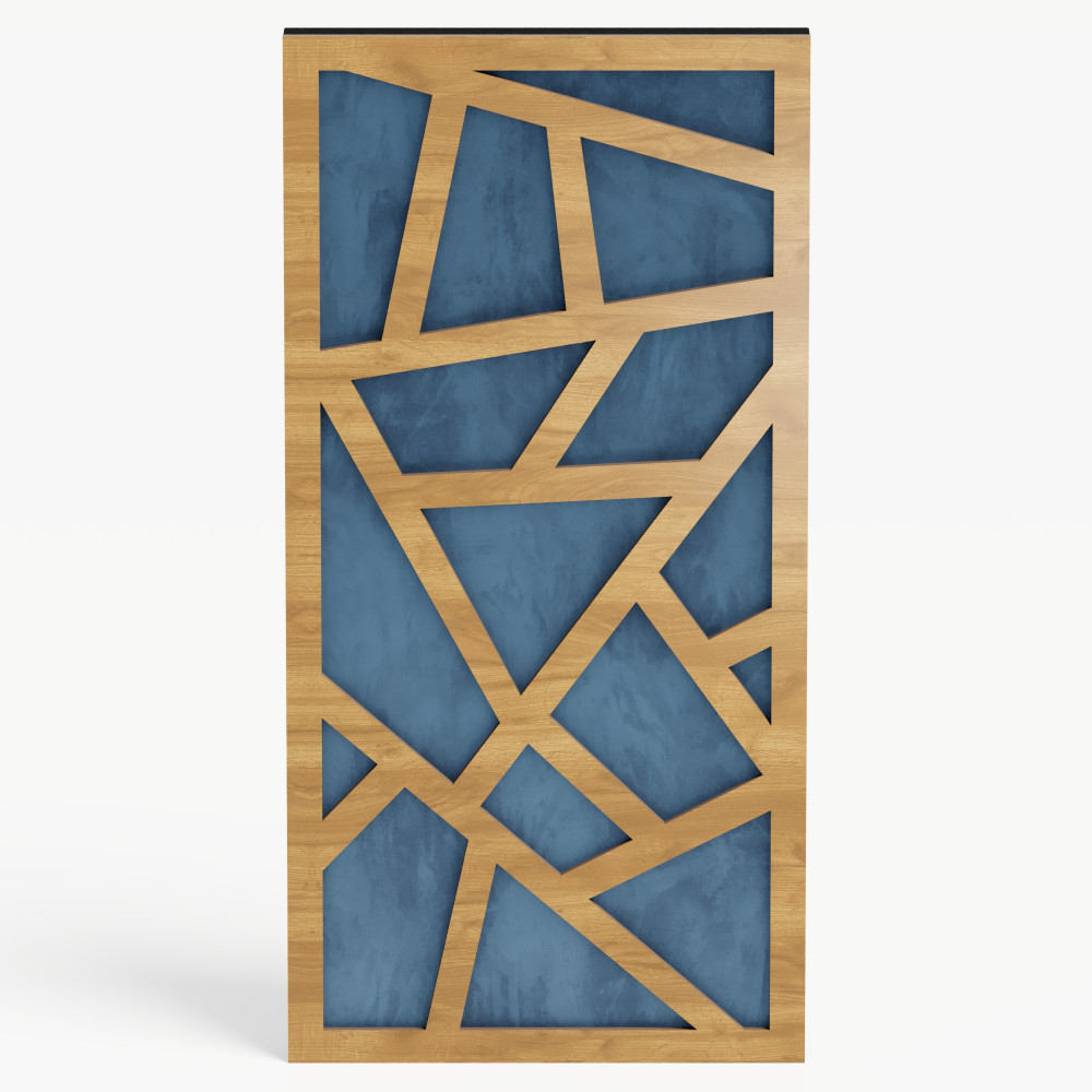 Narrow Acoustic Panel "Skyross-F Fabric" Oak