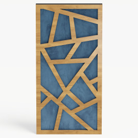 Narrow Acoustic Panel "Skyross-F Fabric" Oak