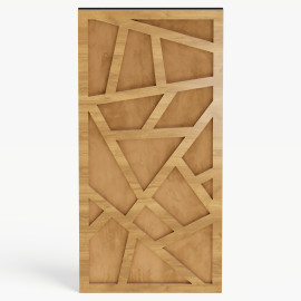 Narrow Acoustic Panel "Skyross-F Fabric" Oak