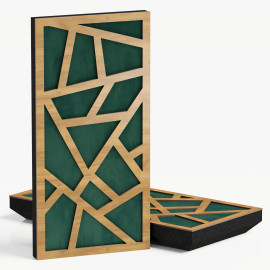 Narrow Acoustic Panel "Skyross-F Fabric" Oak