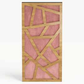 Narrow Acoustic Panel "Skyross-F Fabric" Oak