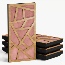 Narrow Acoustic Panel "Skyross-F Fabric" Oak