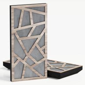 Narrow Acoustic Panel "Skyross-F Fabric" Sonoma